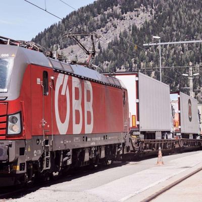 Güterzug der ÖBB / Rollende Landstraße © ÖBB/Knopp